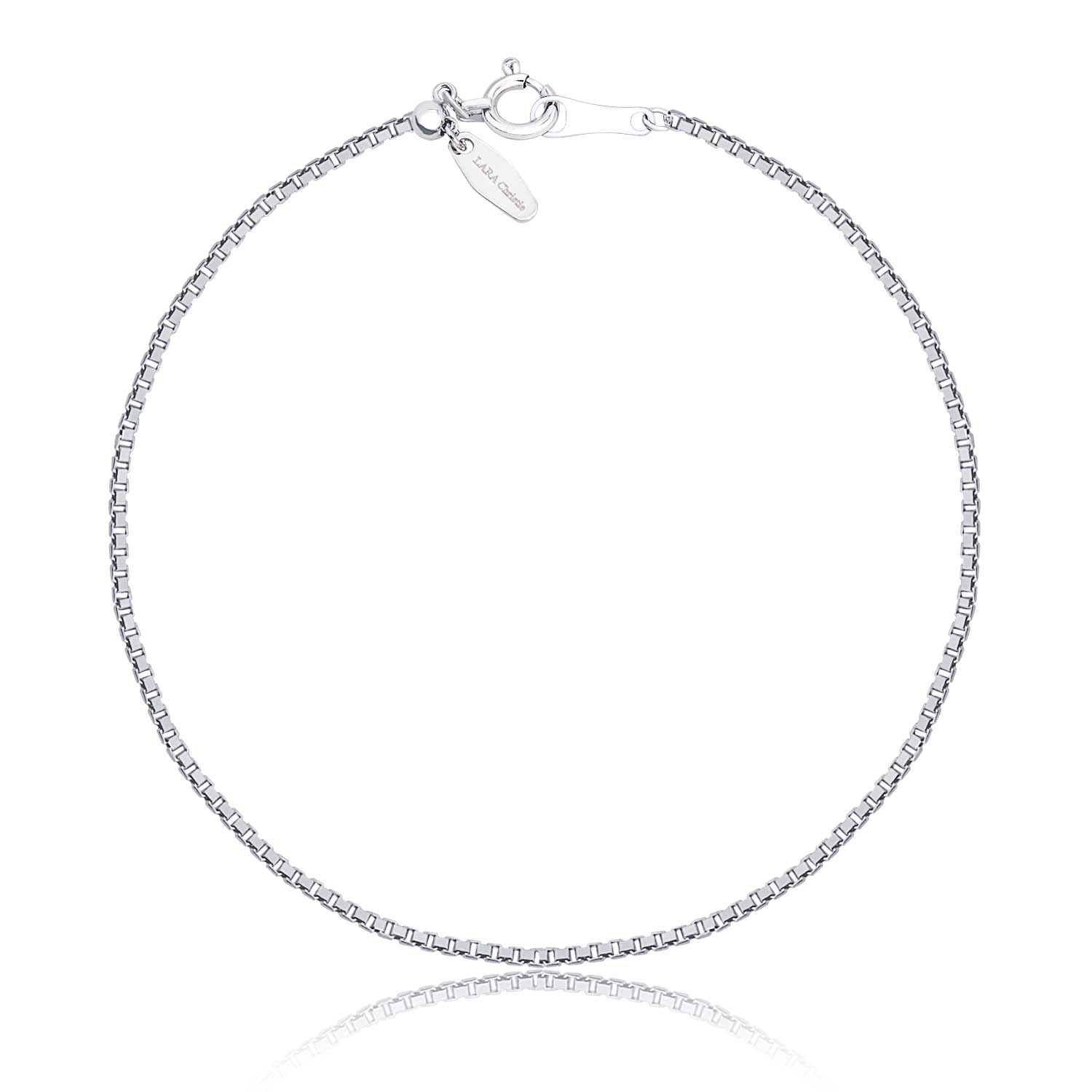 チェーン ブレスレット pt850 プラチナ 縄角線 幅 1.5mm 約 1.7g 長さ