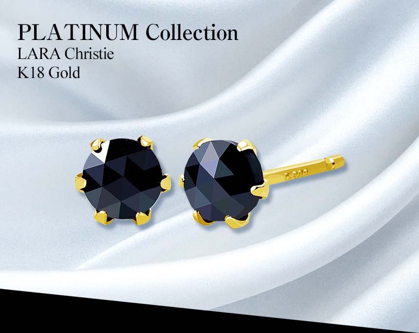 ピアス 両耳 ブラックダイヤモンド 1粒 計 0.3ct スタッドピアス