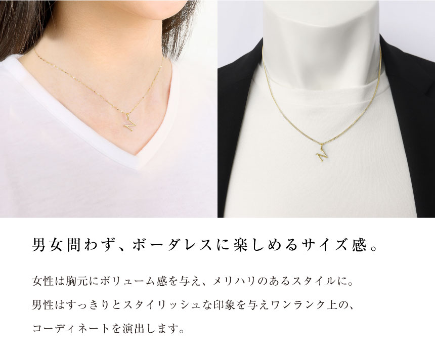 ペンダントトップ 英字 イニシャル レディース メンズ K18 18金