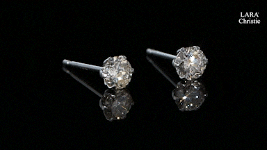 ピアス 両耳 計 0.3ct ダイヤモンド 1粒 スタッドピアス K18