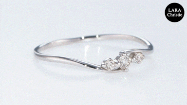 ララクリスティー公式】 ダイヤモンドリング 指輪 0.1ct エターナル 